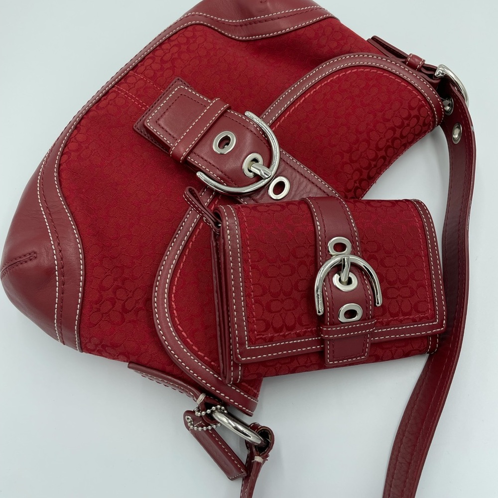 Coach Vintage Brand New Handbag Matching Wallet